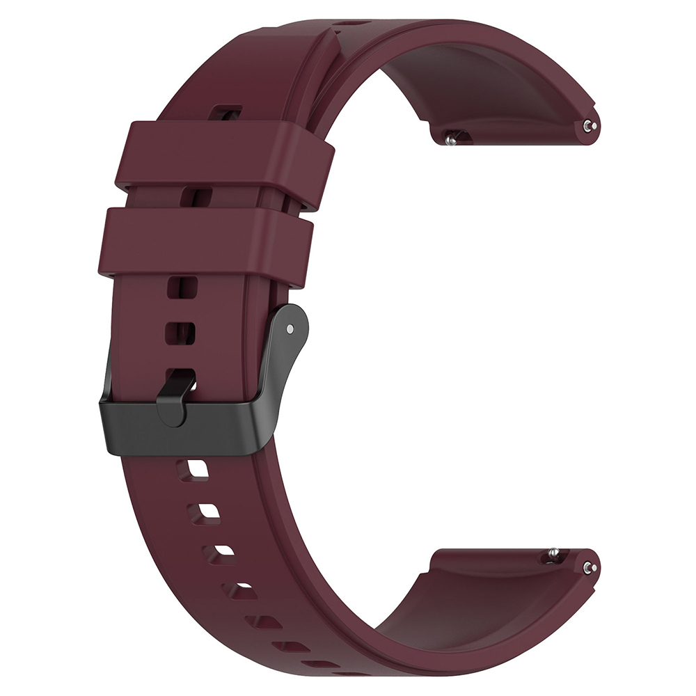 Techsuit - Watchband 22mm (W026) - Huawei Watch GT 2 (46mm)/GT 2 Pro/GT 3 Pro (46mm)/Ultimate Techsuit - Watchband 22mm (W026) - Huawei Watch GT 2 (46mm)/GT 2 Pro/GT 3 Pro (46mm)/Ultimate, Xiaomi Watch S1 - Burgundy