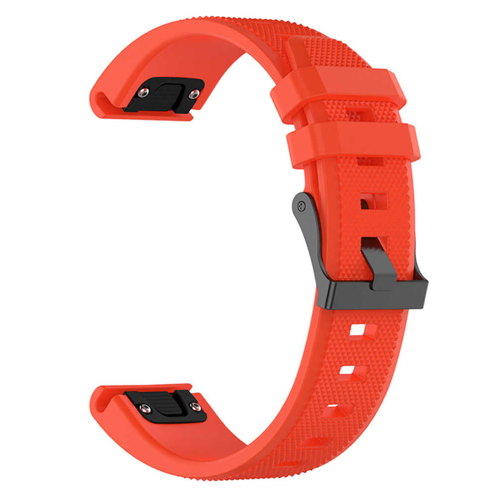Techsuit - Watchband QuickFit 26mm (W058) - Garmin Fenix 3/3 HR/5X/5X Plus/6X/6X Pro/7X/7X Pro Solar - Orange Techsuit - Watchband QuickFit 26mm (W058) - Garmin Fenix 3/3 HR/5X/5X Plus/6X/6X Pro/7X/7X Pro Solar - Orange