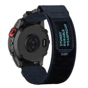 Techsuit - Watchband QuickFit 26mm (W057) - Garmin Fenix 3/3 HR/5X/5X Plus/6X/6X Pro/7X/7X Pro Solar - Navy Blue