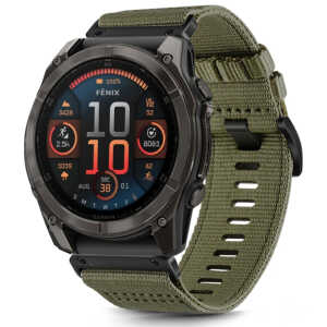 Techsuit - Watchband QuickFit 26mm (W070) - Garmin Fenix 3/3 HR/5X/5X Plus/6X/6X Pro/7X/7X Pro Solar - Camo Green