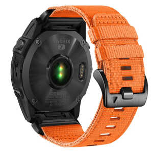 Techsuit - Watchband QuickFit 26mm (W070) - Garmin Fenix 3/3 HR/5X/5X Plus/6X/6X Pro/7X/7X Pro Solar - Orange Blossom