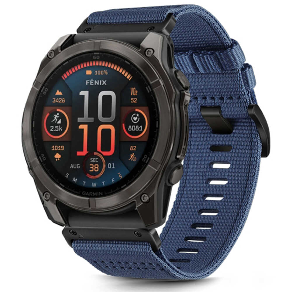 Techsuit - Watchband QuickFit 26mm (W070) - Garmin Fenix 3/3 HR/5X/5X Plus/6X/6X Pro/7X/7X Pro Solar - Nightshade Blue Techsuit - Watchband QuickFit 26mm (W070) - Garmin Fenix 3/3 HR/5X/5X Plus/6X/6X Pro/7X/7X Pro Solar - Nightshade Blue