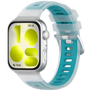 Techsuit - Watchband (W084) - Huawei Watch Fit 3 / Fit 4 / Fit 4 Pro / Fit 5 / Fit 5 Pro - Turquoise