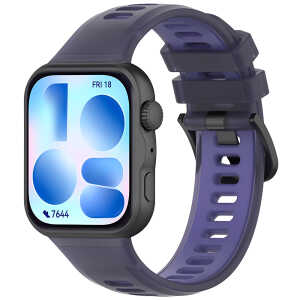 Techsuit - Watchband (W084) - Huawei Watch Fit 3 / Fit 4 / Fit 4 Pro / Fit 5 / Fit 5 Pro - Purple