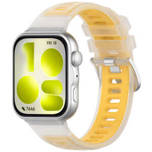 Techsuit - Watchband (W084) - Huawei Watch Fit 3 / Fit 4 / Fit 4 Pro / Fit 5 / Fit 5 Pro - Yellow