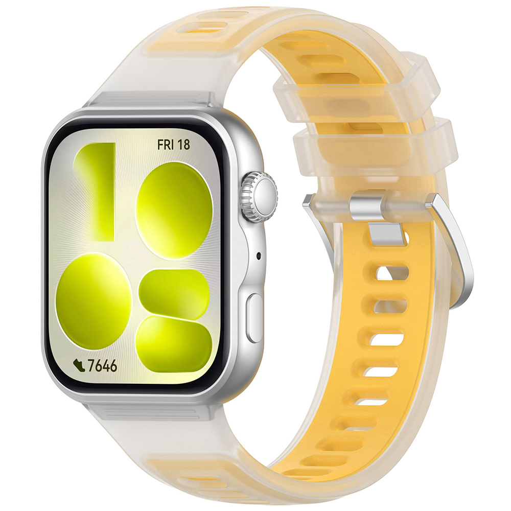 Techsuit - Watchband (W084) - Huawei Watch Fit 3 / Fit 4 / Fit 4 Pro / Fit 5 / Fit 5 Pro - Yellow Techsuit - Watchband (W084) - Huawei Watch Fit 3 / Fit 4 / Fit 4 Pro / Fit 5 / Fit 5 Pro - Yellow