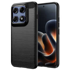 Techsuit - Carbon Silicone - Motorola Edge 70 Pro - Black