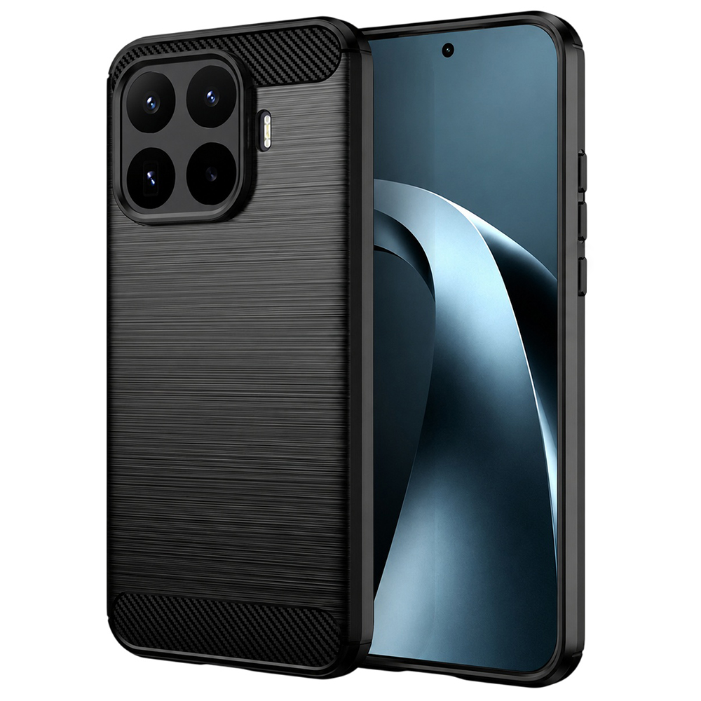 Techsuit - Carbon Silicone - Xiaomi 17T Pro - Black Techsuit - Carbon Silicone - Xiaomi 17T Pro - Black