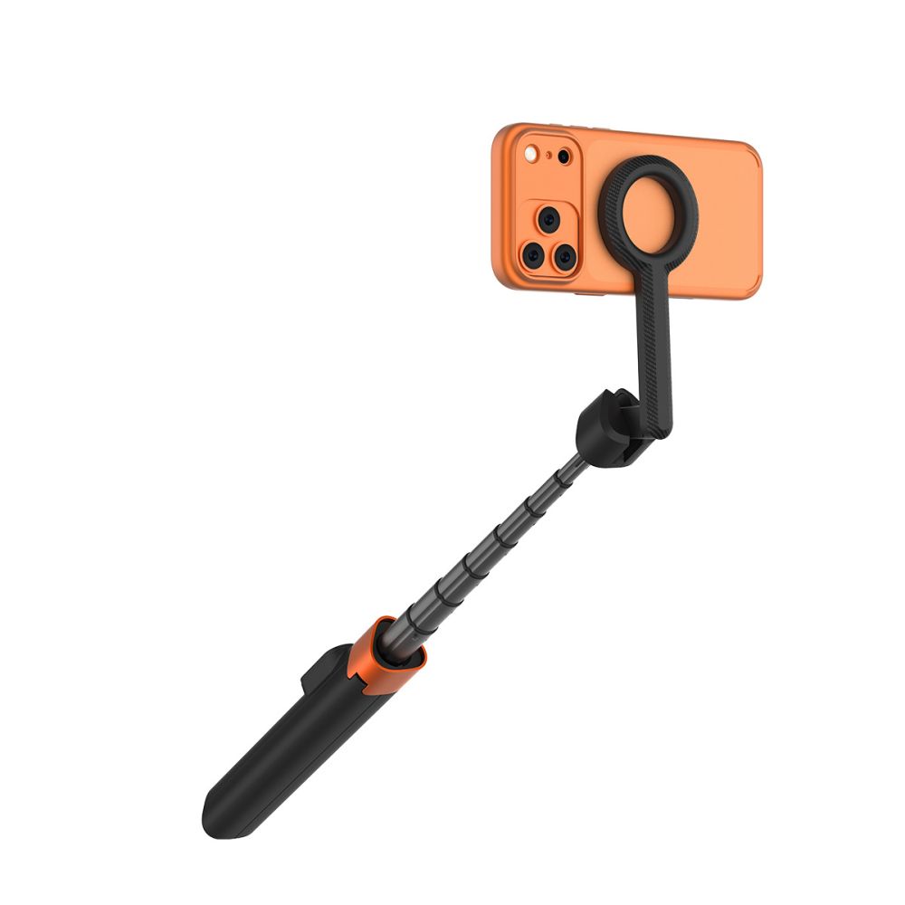Tech-protect L10s Magsafe Bluetooth Selfie Stick Tripod Black/orange Tech-protect L10s Magsafe Bluetooth Selfie Stick Tripod Black/orange - Image 5