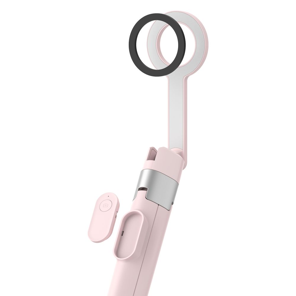Tech-protect L10s Magsafe Bluetooth Selfie Stick Tripod Pink/grey Tech-protect L10s Magsafe Bluetooth Selfie Stick Tripod Pink/grey - Image 6