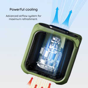 Techsuit - Premium Portable Mini Fan (Z13) - with Power Bank