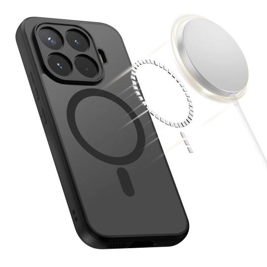 Tech-protect Magmat Magsafe Xiaomi 17t Pro Matte Black Tech-protect Magmat Magsafe Xiaomi 17t Pro Matte Black - Image 2