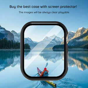 Techsuit - Defense360 Pro + Screen Protector - Huawei Watch Fit 5 Pro - Black
