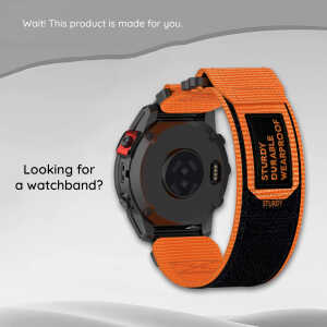 Techsuit - Watchband QuickFit 26mm (W057) - Garmin Fenix 3/3 HR/5X/5X Plus/6X/6X Pro/7X/7X Pro Solar - Navy Blue