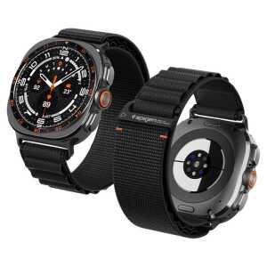 Spigen Wbf1 Band Samsung Galaxy Watch Ultra 1 / 2 2024-2026 (47 Mm) Black