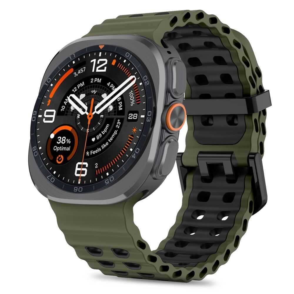 Tech-protect Iconband Pro Samsung Galaxy Watch Ultra 1 / 2 2024-2026 (47 Mm) Military Green/black Tech-protect Iconband Pro Samsung Galaxy Watch Ultra 1 / 2 2024-2026 (47 Mm) Military Green/black