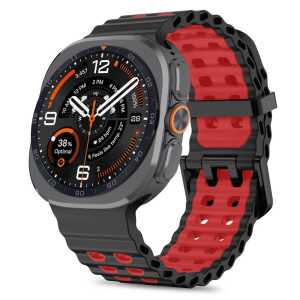 Tech-protect Iconband Pro Samsung Galaxy Watch Ultra 1 / 2 2024-2026 (47 Mm) Black/red