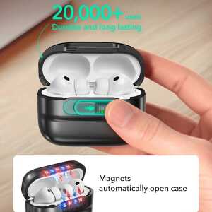 ESR - Pulse Magnetic FlickLock - Apple AirPods Pro 3 - White ESR - Pulse Magnetic FlickLock - Apple AirPods Pro 3 - White