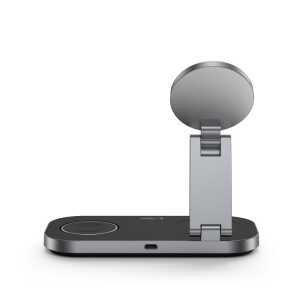 Alternative view of Tech-protect A52 3in1 Magnetic Magsafe Wireless Charger 25w Qi2.2 Black
