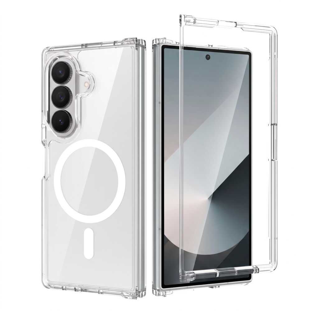 Alternative view of Tech-protect Flexair Hybrid Magsafe Galaxy Z Fold 8 Ultra Clear