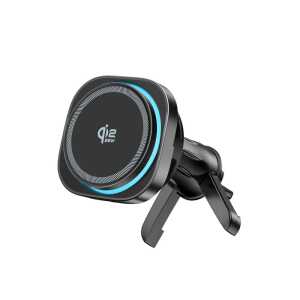 Tech-protect V20 Arcticboost Magnetic Magsafe Dashboard & Vent Car Mount Wireless Charger 25w Qi2.2 Black