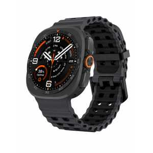 Tech-protect Iconband Pro Samsung Galaxy Watch Ultra 1 / 2 2024-2026 (47 Mm) Σκούρο Γκρι/Μαύρο