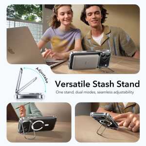 Esr Classic Hybrid Kickstand Magsafe Iphone 17 Pro Clear