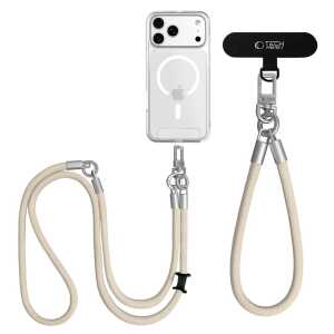 Tech-protect C10s Rope Crossbody & Wrist Desert Beige/titanium Tech-protect C10s Rope Crossbody & Wrist Desert Beige/titanium
