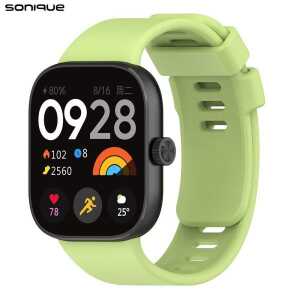 Λουράκι Σιλικόνης Sonique Color για Xiaomi Redmi Watch 4 / 5 / 6 / Smart band 8/9 pro Λαχανί