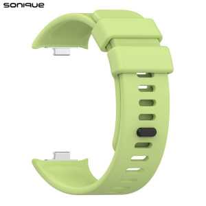 Λουράκι Σιλικόνης Sonique Color για Xiaomi Redmi Watch 4 / 5 / 6 / Smart band 8/9 pro Λαχανί - Image 3