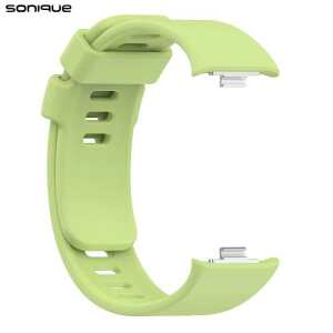 Λουράκι Σιλικόνης Sonique Color για Xiaomi Redmi Watch 4 / 5 / 6 / Smart band 8/9 pro Λαχανί - Image 4