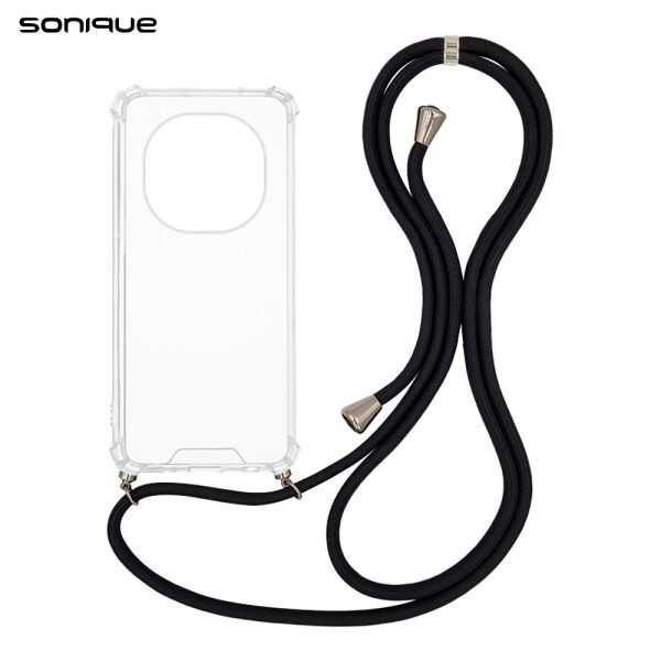 Θήκη Σιλικόνης με Κορδόνι Sonique Armor Clear Xiaomi Redmi Note 15 Pro Plus 5G / Poco M8 Pro 5G Μαύρο Θήκη Σιλικόνης με Κορδόνι Sonique Armor Clear Xiaomi Redmi Note 15 Pro Plus 5G / Poco M8 Pro 5G Μαύρο