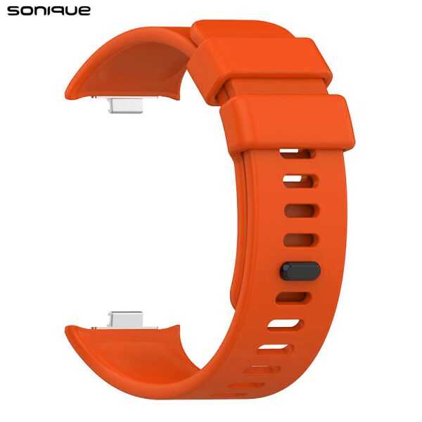 Λουράκι Σιλικόνης Sonique Color για Xiaomi Redmi Watch 4 / 5 / 6 / Smart band 8/9 pro Πορτοκαλί Λουράκι Σιλικόνης Sonique Color για Xiaomi Redmi Watch 4 / 5 / 6 / Smart band 8/9 pro Πορτοκαλί - Image 3