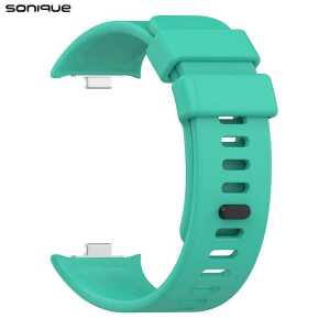 Λουράκι Σιλικόνης Sonique Color για Xiaomi Redmi Watch 4 / 5 / 6 / Smart band 8/9 pro Βεραμάν - Image 3