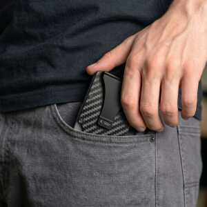 Tech-protect Thorn Rfid Card Wallet Carbon Black Tech-protect Thorn Rfid Card Wallet Carbon Black