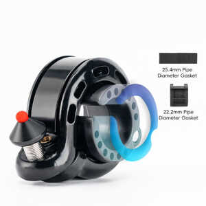 Rockbros 34210028001 Κουδούνι Ποδηλάτου Q-Shaped 100dB Μαύρο - Image 3
