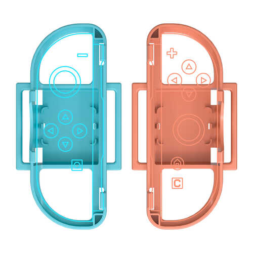 Nintendo Switch 15-in-1 Family Accessory Pack 2 - Orange And Blue Set Nintendo Switch 2 Σετ Αξεσουάρ 15 σε 1 Family Pack 2 Πορτοκαλί / Μπλε - Image 15