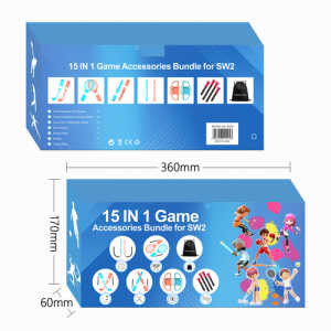 Nintendo Switch 15-in-1 Family Accessory Pack 2 - Orange And Blue Set Nintendo Switch 15-in-1 Family Accessory Pack 2 - Orange And Blue Set