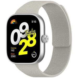 Techsuit - Watchband (W016) - Xiaomi Smart Band 10 Pro/9 Pro/8 Pro/Redmi Watch 4 / 5 / 6 - Grey