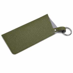 Techsuit - Glasses Case (ETN6) - PU, 17.5 x 8.5cm - Olive Green