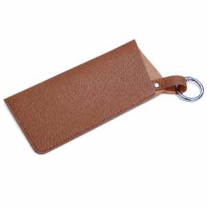 Techsuit - Glasses Case (ETN6) - PU, 17.5 x 8.5cm - Russet Tan
