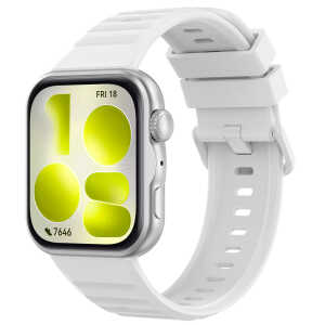 Techsuit - Watchband (W082) - Huawei Watch Fit 3 / Fit 4 / Fit 4 Pro / Fit 5 / Fit 5 Pro - White
