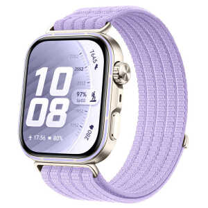Techsuit - Watchband (W085) - Huawei Watch Fit 3 / Fit 4 / Fit 4 Pro / Fit 5 / Fit 5 Pro - Hyacinth Purple