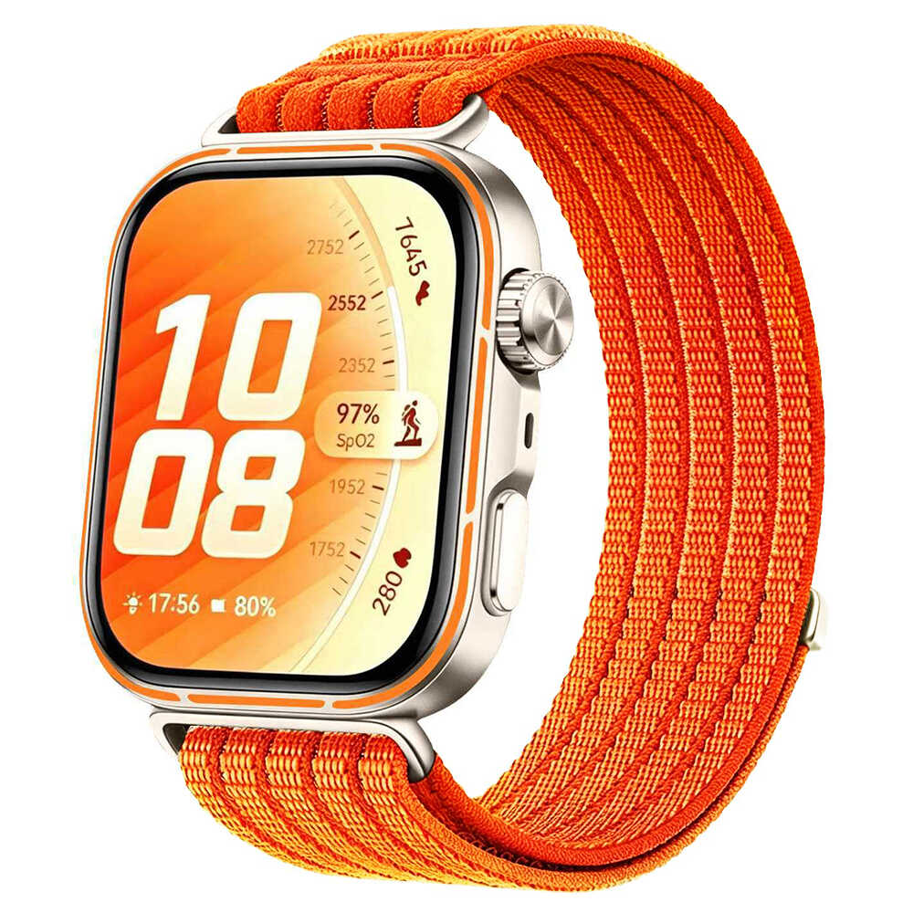 Techsuit - Watchband (W085) - Huawei Watch Fit 3 / Fit 4 / Fit 4 Pro / Fit 5 / Fit 5 Pro - Orange