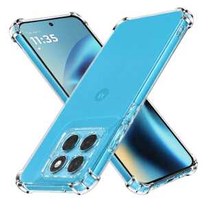 Techsuit - Shockproof Clear Silicone - Motorola Moto G87 / G77 / G67 - Clear