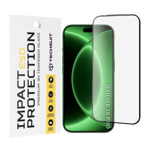 Techsuit - ESD Glass - iPhone 18 Pro - Black