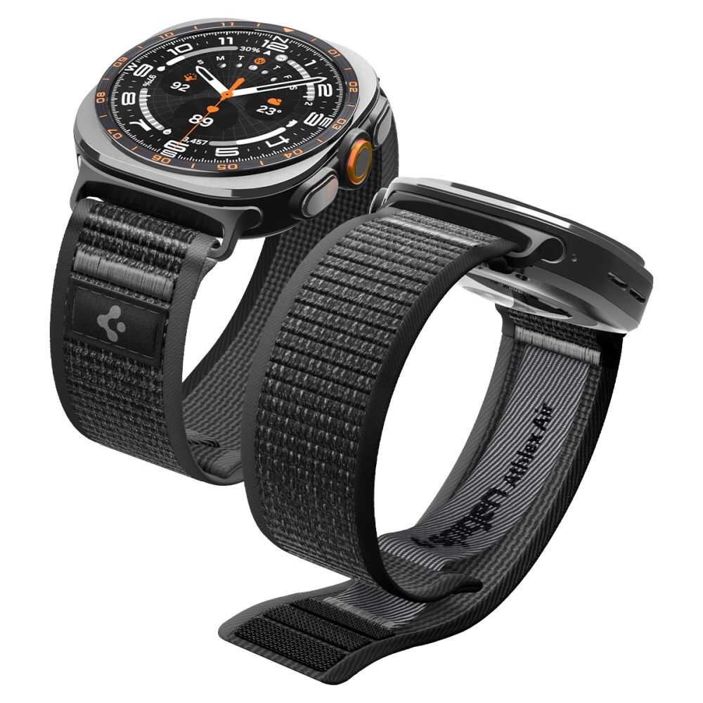 Spigen Athlex Air Band Samsung Galaxy Watch Ultra 1 / 2 2024-2026 (47 Mm) Active Black/grey