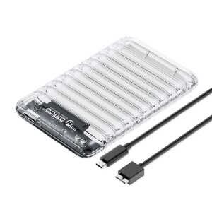 Orico 2139U3-V1 Θήκη για Δίσκο 2.5" HDD/SSD USB 3.0 Micro-B έως 6TB Διάφανη