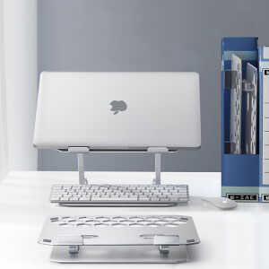 Alternative view of Orico LST02I Ρυθμιζόμενη Βάση Laptop Αλουμινίου έως 17" Ασημί