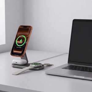 Tech-protect A52 3in1 Magnetic Magsafe Wireless Charger 25w Qi2.2 Black Tech-protect A52 3in1 Magnetic Magsafe Wireless Charger 25w Qi2.2 Black - Image 7
